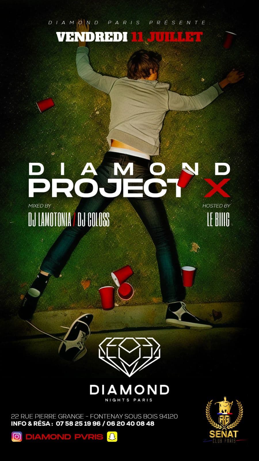 Flyer 1 - Diamond projet X
